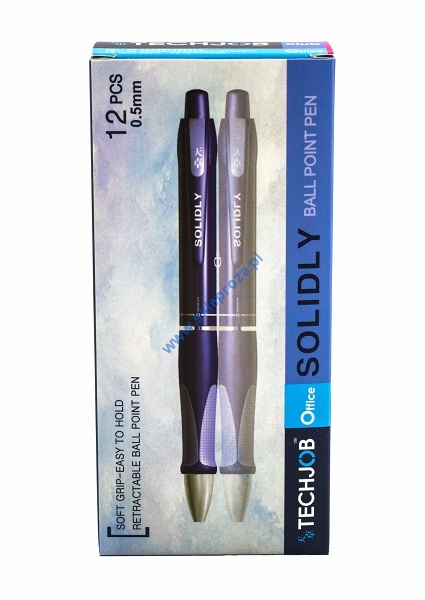 Długopis automatyczny SOLIDLY 0,5 mm - niebieski art. nr: 414-006