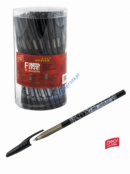 Długopis FINE 0,7 mm EASY - czarny art. nr: 414-071