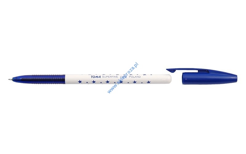 Długopis w gwiazdki SUPERFINE - niebieski art. nr: 414-065