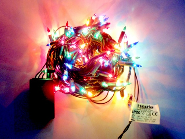 Lampki choinkowe miniaturowe art. nr: HL100C