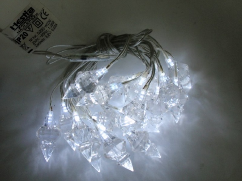 Lampki dekoracyjne diamenty LED art. nr: D20D