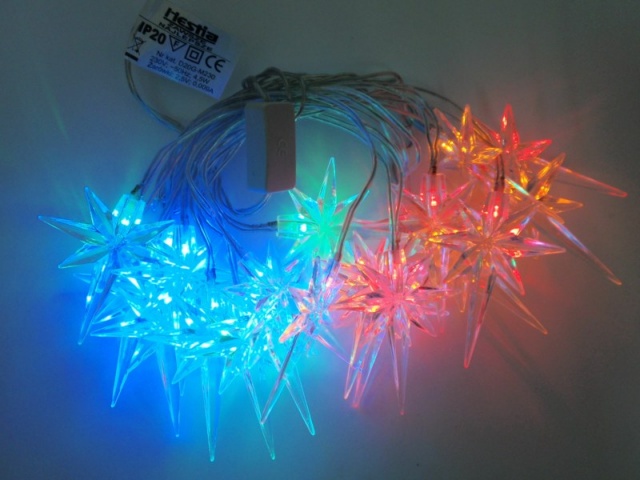 Lampki dekoracyjne gwiazdki LED art. nr: D20G