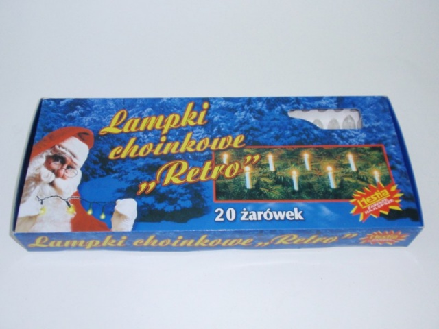 Lampki choinkowe świeczki art. nr: LS20R