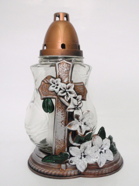 Znicze na wkład art.nr: Z-1170 Storczyk