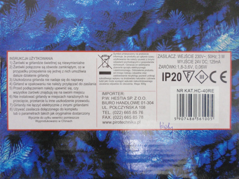 Diody LED wewnętrzne Renifery art. nr: HC40RE