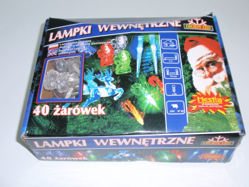 Diody LED wewnętrzne Mikołaje art. nr: HC40MI