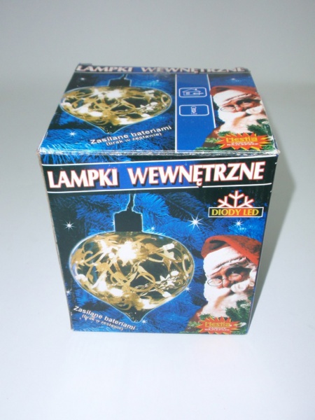 Bombka szklana LED art. nr: HC110B
