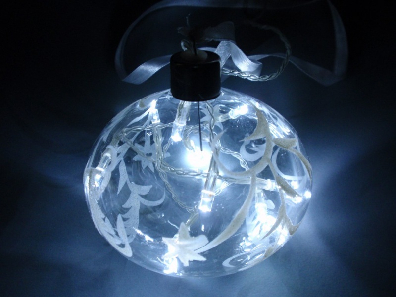 Bombka szklana LED art. nr: HC110B