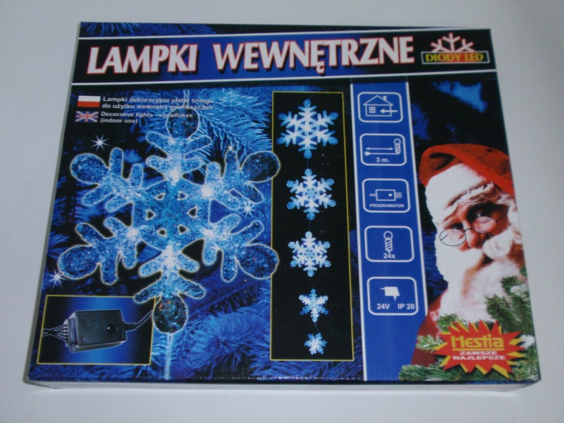 Diody LED Płatki śniegu art. nr: HC-24PL