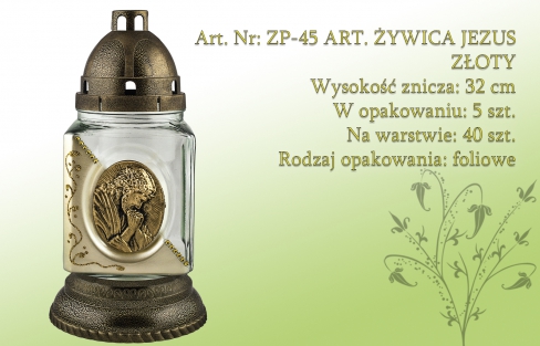 Art. Nr: ZP-45 ART. JEZUS ZŁOTY