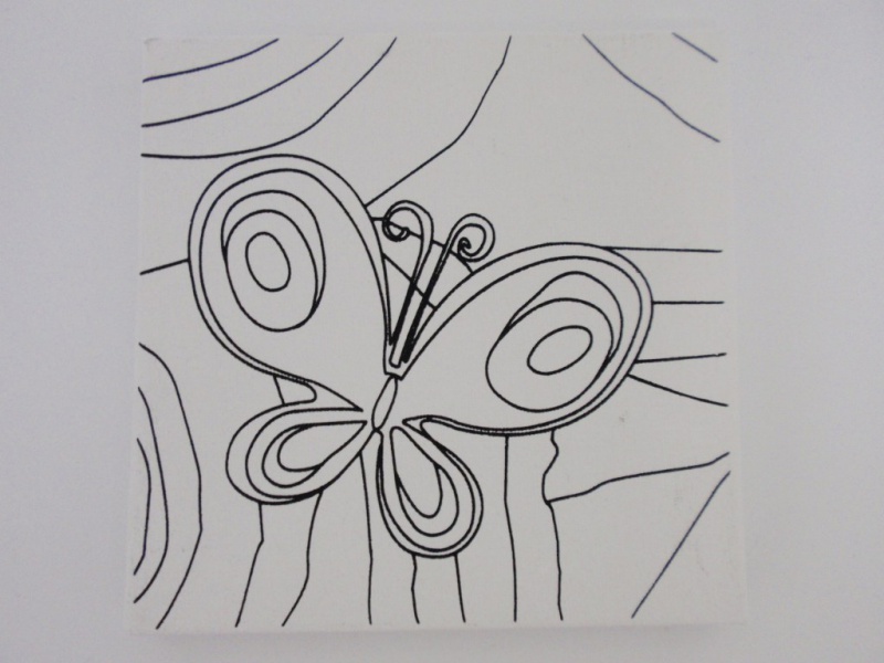 Kredki 6 kol. Amos z podobraziem - Motyl art. nr: 2080