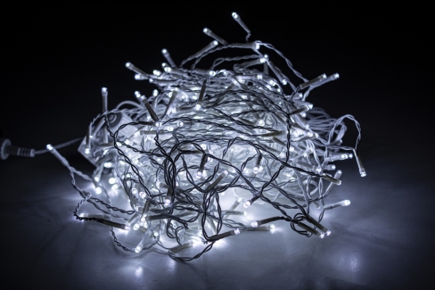 Kurtyna 10,70m 300 LED programator+gniazdo, zewnętrzne, biały zimny 103/20/LED/CW