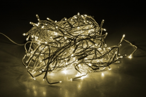 Kurtyna 10,70m 300 LED programator+gniazdo, zewnętrzne, biały ciepły 103/20/LED/WW