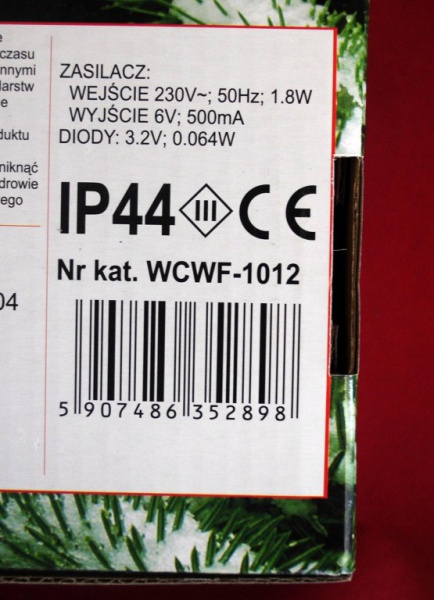 Diody LED Spadające krople art. nr: WCWF-1012 - 