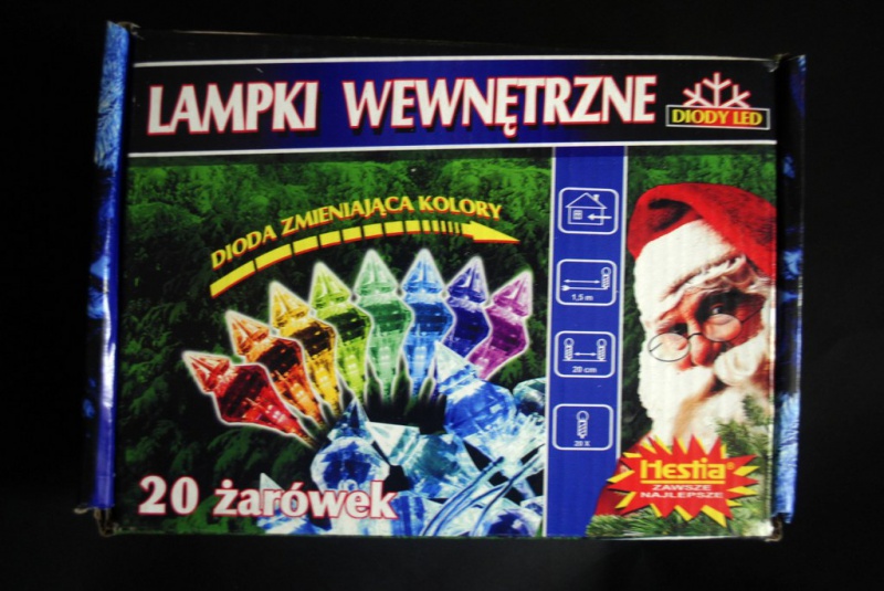 Lampki choinkowe Diody LED Diamenty art. nr: D20D-CC - 
