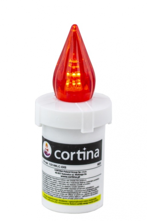 Art. Nr: WKŁAD LED 90 DNI 1/21/WLC-DIS DISPLAY CZERWONY