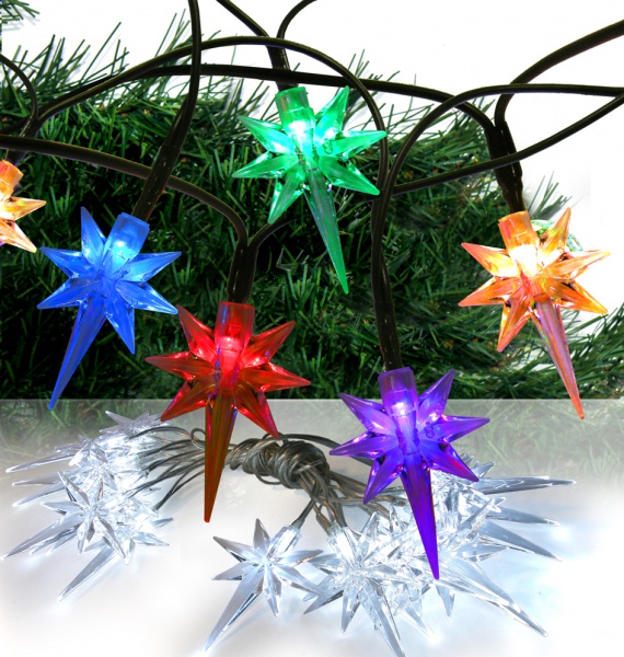 Diody LED zmieniające kolory Gwiazdki art. nr: D20G-CC - 