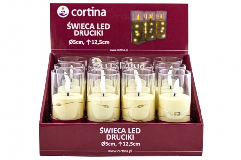 Art. nr: ŚWIECA LED DRUCIKI 10/24/JFN