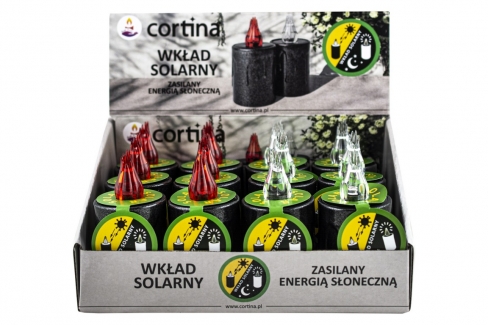 Art. Nr: WKŁAD SOLARNY MIX BIAŁY ZIMNY/CZERWONY 1/24/WSC
