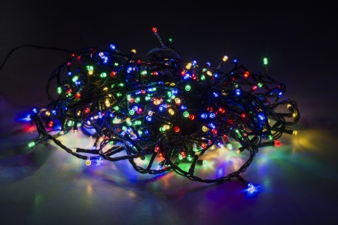 Sznur 20m 400 LED PROGRAMATOR 8 FUNKCJI + PAMIĘĆ, zewnętrzne, multikolor 616/21/LED/M