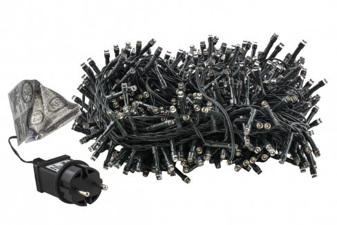 Sznur 20m 400 LED PROGRAMATOR 8 FUNKCJI + PAMIĘĆ, zewnętrzne, multikolor 616/21/LED/M