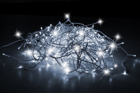 Kurtyna 14,20m 400 LED FLASH, gniazdo, zewnętrzne, biały zimny + biały zimny 104/21/FLE/CW+CW