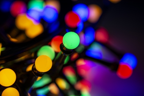 Sznur 5m 250 LED na SZPULI, Kuleczki śr.10mm, programator, zewnętrzne, multi 8/25/LED/M-SZPULA