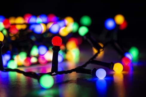 Sznur 5m 250 LED na SZPULI, Kuleczki śr.10mm, programator, zewnętrzne, multi 8/25/LED/M-SZPULA