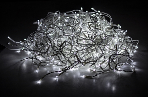 Kurtyna 17,80m 500 LED programator+gniazdo, zewnętrzne, biały zimny 105/20/LED/CW