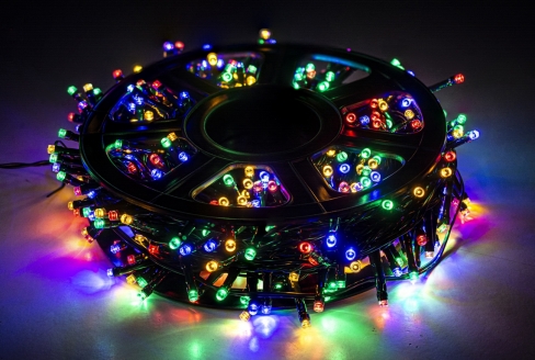 Sznur 20m 400 LED na SZPULI zewnętrzne multi 11/15/LED/M-SZPULA