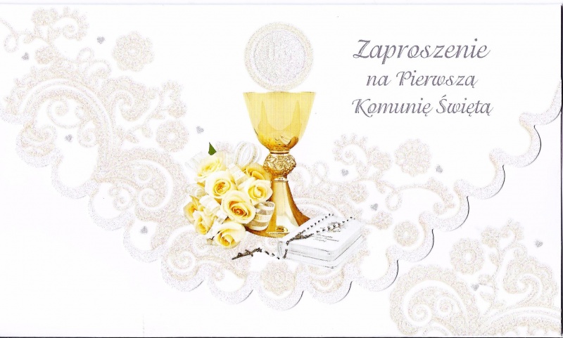 Zaproszenie Komunijne AGAMIS art. nr: 2307
