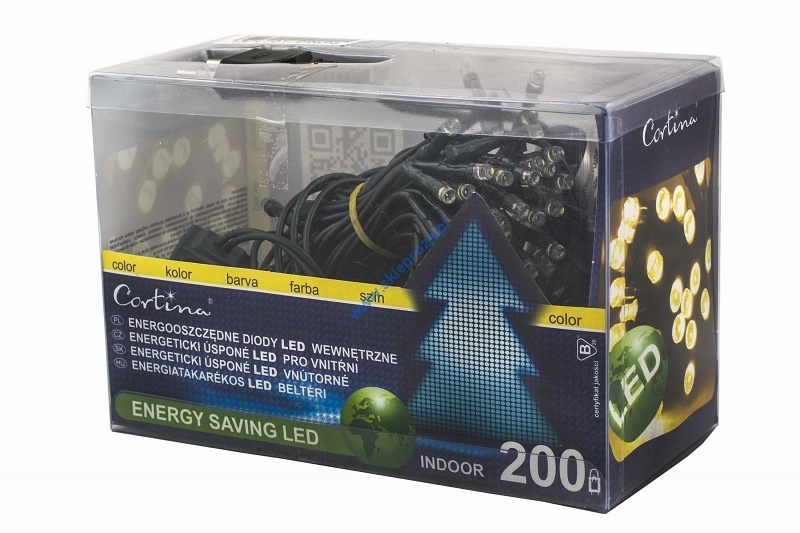 Diody LED 200 pkt. białe ciepłe wewnętrzne 1/12/LED/WW art. nr: 247-304