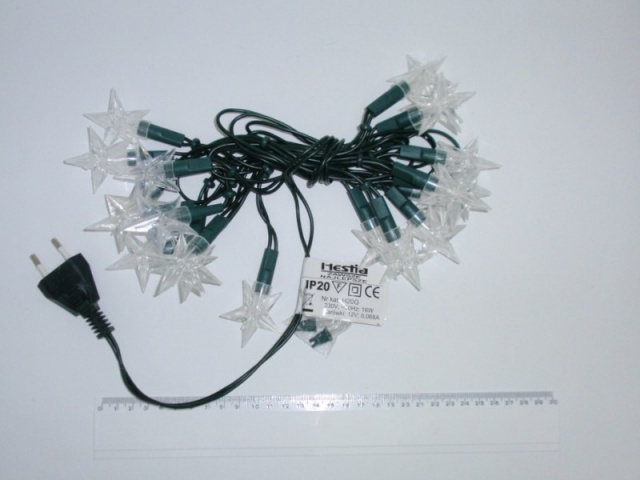 Lampki dekoracyjne gwiazdki art. nr H20G