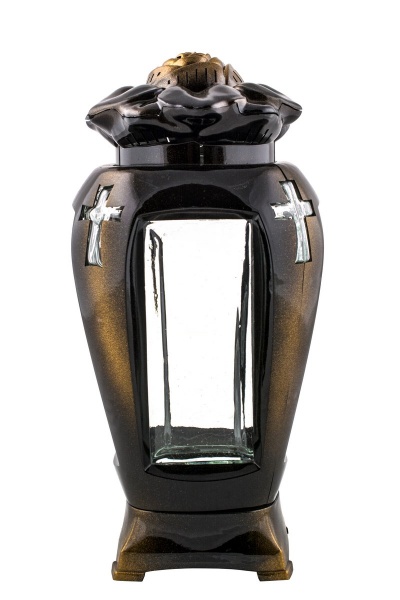 Znicze na wkład art. nr: ZP-FLARIS ŚREDNI ZŁOTY