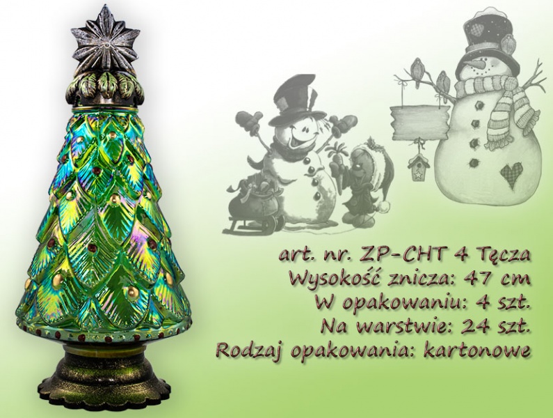 Znicze na wkład art. nr. ZP-CHT 4 Tęcza