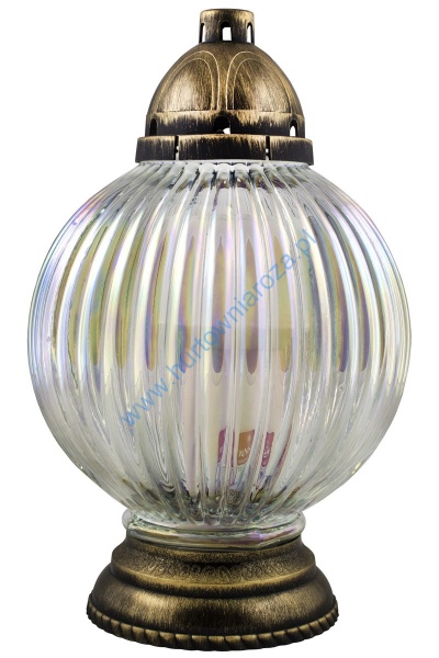 Znicze na wkład art. nr: ZP-KULA ŻEBROWANA DUŻA