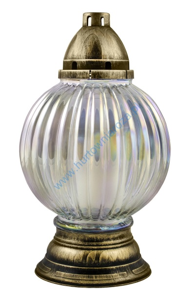 Znicze na wkład art. nr: ZP-KULA ŻEBROWANA ŚREDNIA