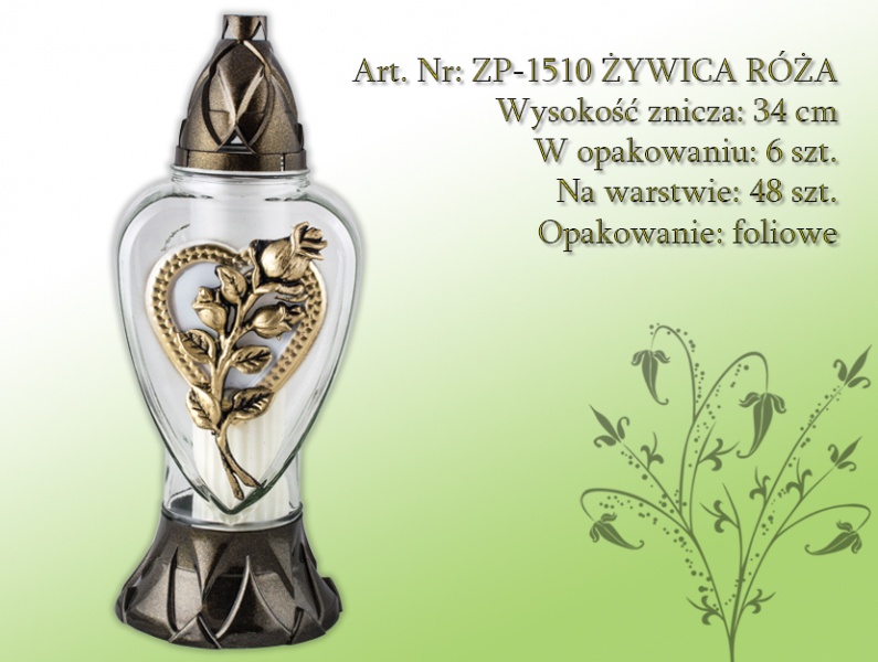 Art. nr: ZP-1510 ŻYWICA RÓŻA ZŁOTY