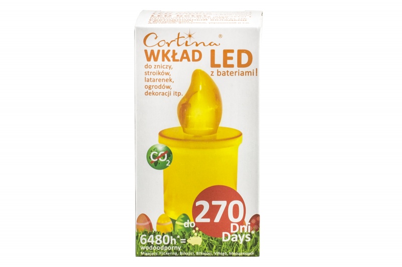 WKŁAD ELEKTRYCZNY LED 2/15/WLC ŻÓŁTO-ŻÓŁTY