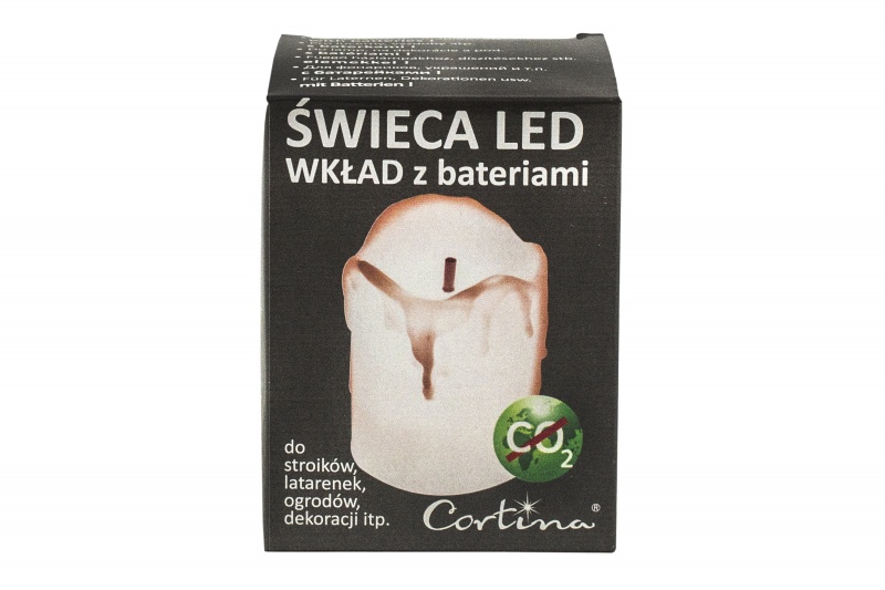 WKŁAD ELEKTRYCZNY ŚWIECA LED KAPIĄCA 1/18/CAN